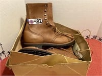 Vintage Red Wing Steel Toe Boots, Sz. 10 1/2....