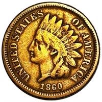 1860 Indian Head Penny NICELY CIRCULATED