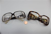 2 Pcs. Vtg. Chanel & Armani Exchange Glasses