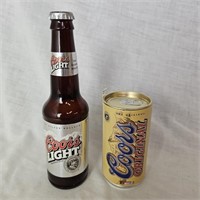 Coors Beer NASCAR Bottle / Can