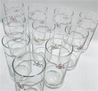 Set of 10 Corelle Coordinates Drinking Glasses