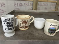 Mustache cup, Loretta Lynn, anchor hocking & GA