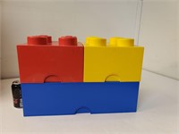 Three Stacking Lego Storage Bins