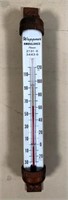 vintage advertising thermometer- Wappner ambulance