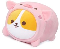 QTY5 Cute Pig Piggy Corgi Plush Pillow by AIXINI