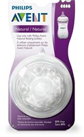10 Pack-Philips Avent Natural Nipple Fast Flow,6M+