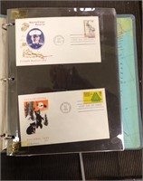 BINDER WITH (78) FIRST DAY ISSUE, 1966-1967