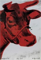 Andy Warhol “ Cow,1966" Framed Print