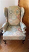 Upholstered wing back chair by Pearson’s