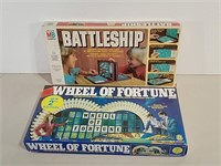 Battleship & Wheel Of Fortune Games