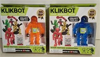 Two Klikbot Figures