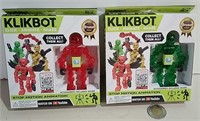 Two Klikbot Figures