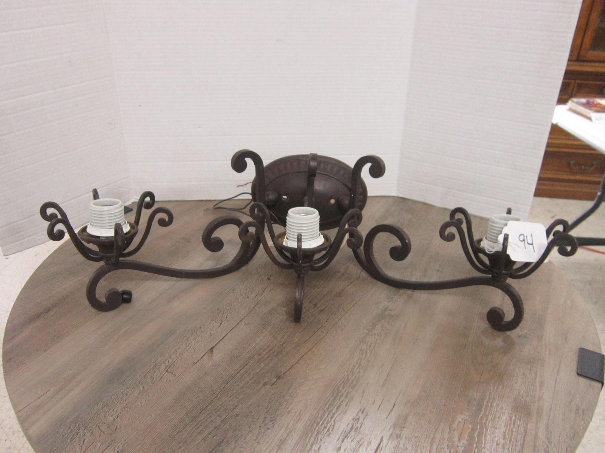 IRON WALL LIGHT SCONCE