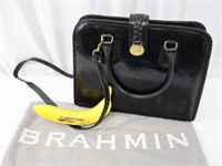 Brahmin Black Leather Purse