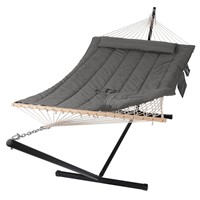 SUNCREAT Double Outdoor Hammock with Stand, Two