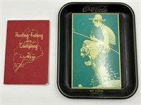 Coca Cola Fishing Serving Tray/Manual DH