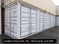 40'X8'x9' 6" HIGH CUBE SHIPPING CONTAINER W/(4)