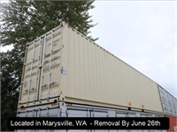 40'X8'x9' 6" HIGH CUBE SHIPPING CONTAINER