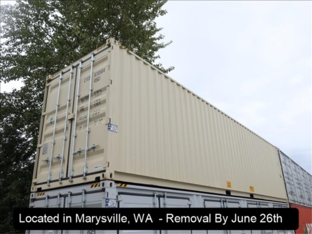 40'X8'X9' 6" HIGH CUBE SHIPPING CONTAINER