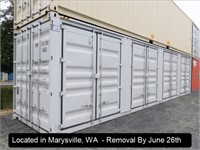 40'X8'x9' 6" HIGH CUBE SHIPPING CONTAINER W/(4)