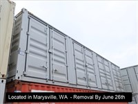 40'X8'X9' 6" HIGH CUBE SHIPPING CONTAINER W/(4)