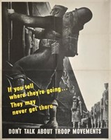 WWII PROPAGANDA POSTER