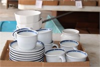 8 CUPS - SAUCERS - MISC
