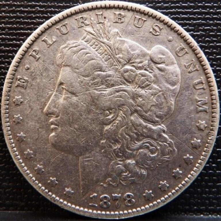 1878 Morgan Silver Dollar - Coin