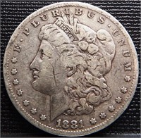 1881-S Morgan Silver Dollar - Coin