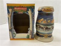 2000 Budweiser beer stein in original box
