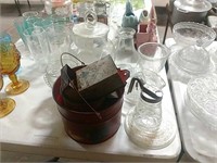 Group Vintage Kitchen Items, Cookie Jar & More