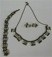 Vintage Necklace, Bracelet and Earrings