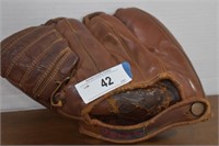 Vintage Reach Triple Play Leather Baseball Glove