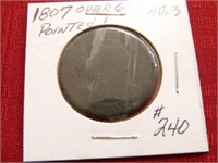 1807 Over 6 Large Cent Pointed 1 - AG3
