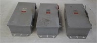 (3) Westinghouse General Duty Safety Switch Type