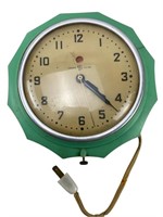 Vintage Green General Electric Kitchen Clock