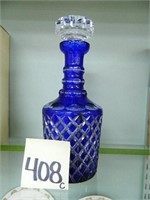 Cobalt Blue Decanter w/ Stopper