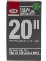 Bell 20" Standard Schrader Valve Bicycle Tube,