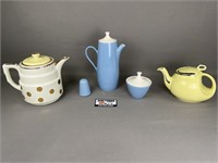 Hall Ceramic Tea Pots & Homer Laughlin Coffee Pot