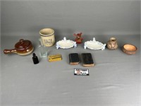 Pottery, Crock, Pocket Bibles, Decor