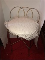 Small vanity stool