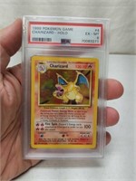 Graded Pokemon Card 1999 Charizard Holo
