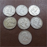 $75.04 Melt Value 6-19-24: Seven (7) 1954