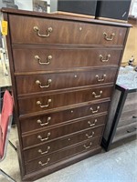 UPRIGHT WOOD FILING CABINET OR DEEP DRAWER DRESSER