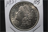 1921 Morgan Silver Dollar