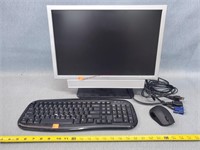 21" Dell Monitor, Key Board & Mouse