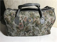 Diane Von Furstenburg Gray Floral Bag