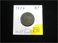 1850 U.S. half cent