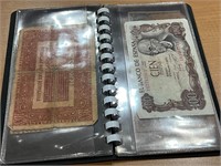11- Foreign Bank Notes in Folder