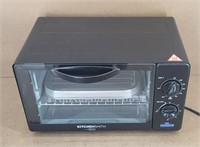 Small Black KitchenSmith Toaster Oven